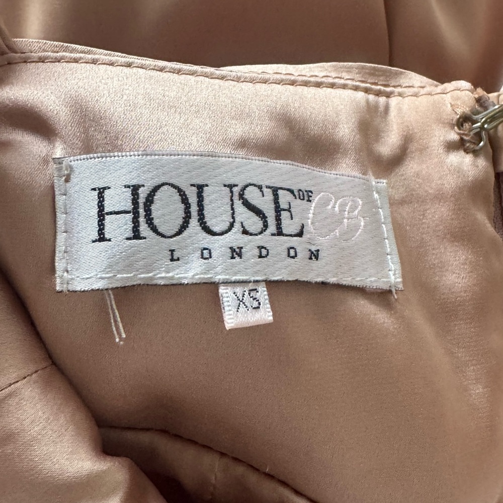 House of London Silk dress in Latte - Picture 5 of 5